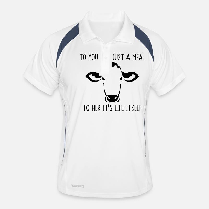 Pour vous, il est juste un repas à elle cette vie elle-même Polo respirant Homme