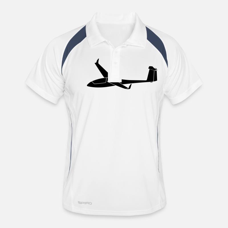 std cirrus WL - Männer Polo atmungsaktiv - Weiß/Navy