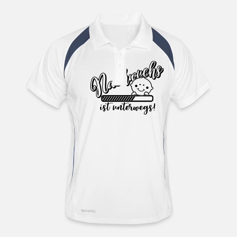 Jeunes charges - naissance de grossesse - bébé- Polo respirant Homme