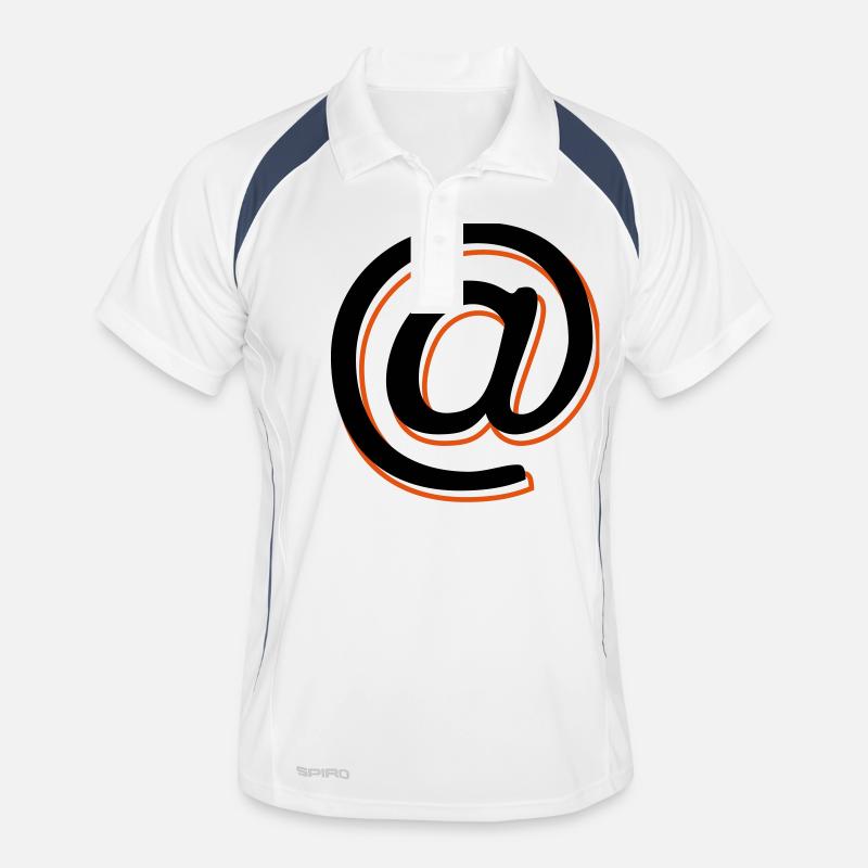 Au signe - 2 couleurs Polo respirant Homme