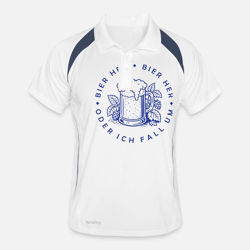 Les abeilles ici - Oder ich fall um ! Polo respirant Homme