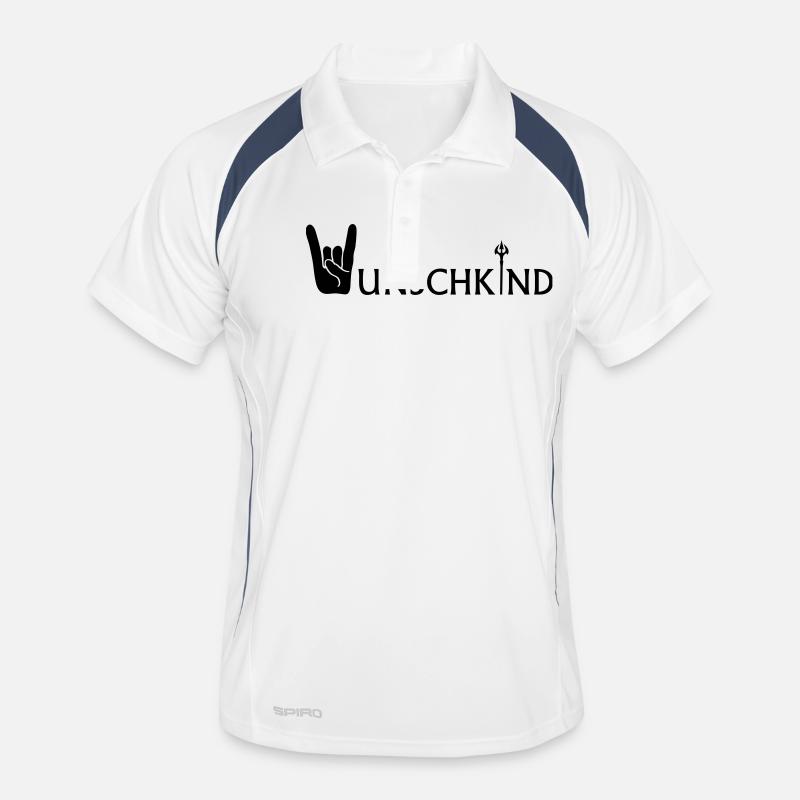 Wunschkind Männer Polo atmungsaktiv