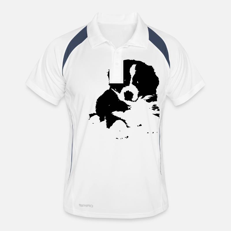 Chien mignon Polo respirant Homme