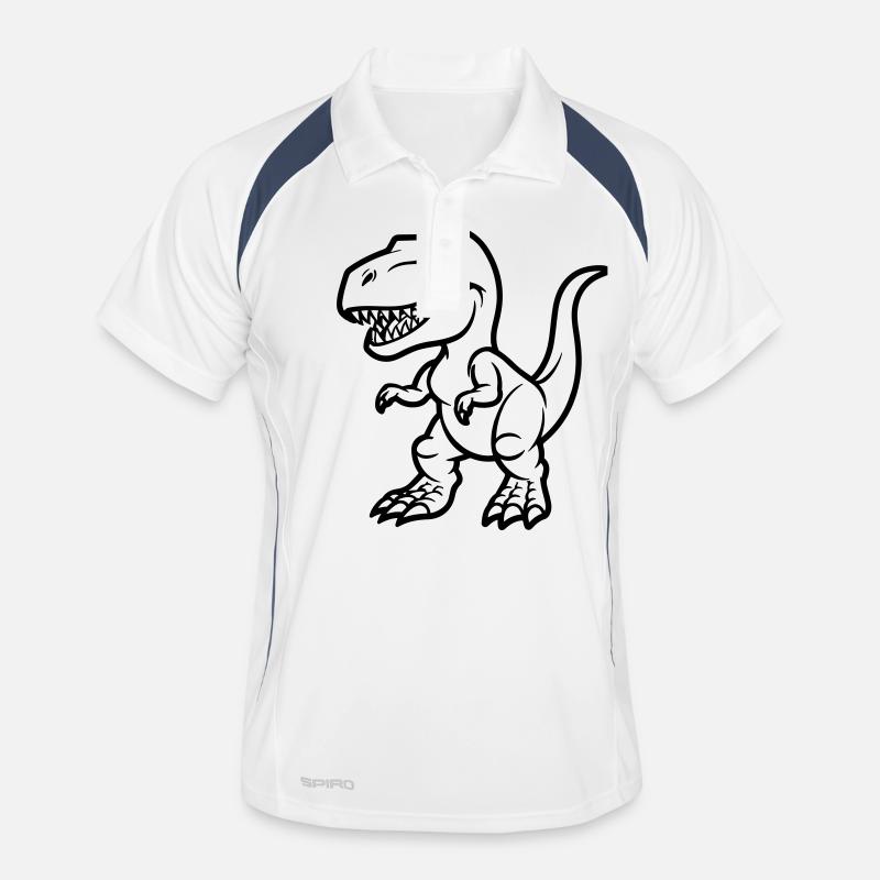 Bande dessinée T Rex Polo respirant Homme