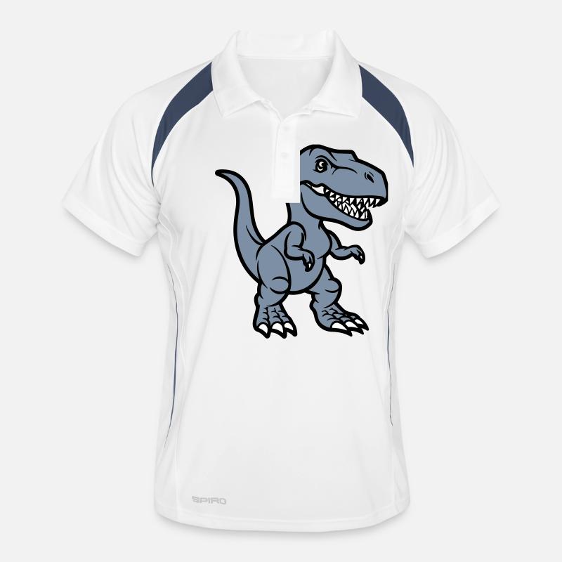 T Rex Comic Dinosaur Men's Polo breathable