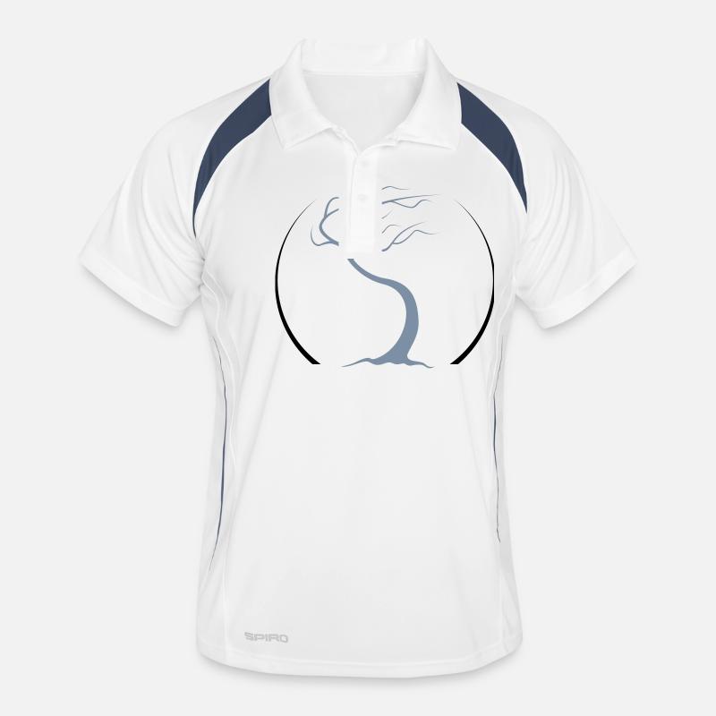 tao zen tree Polo respirant Homme