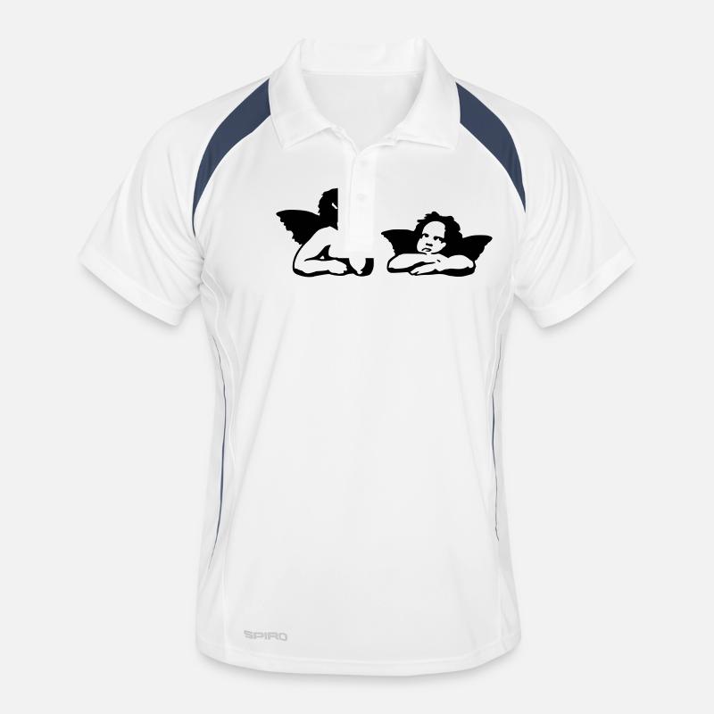 angels Men's Polo breathable