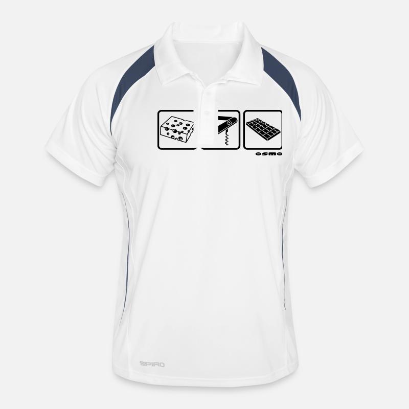 swisscheese Men's Polo breathable