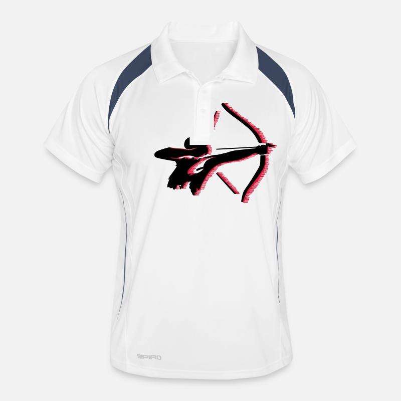 Bogenschütze Männer Polo atmungsaktiv