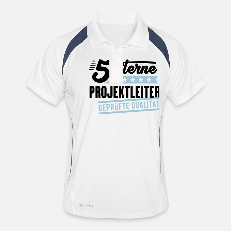 5Sterne Projektleiter Männer Polo atmungsaktiv