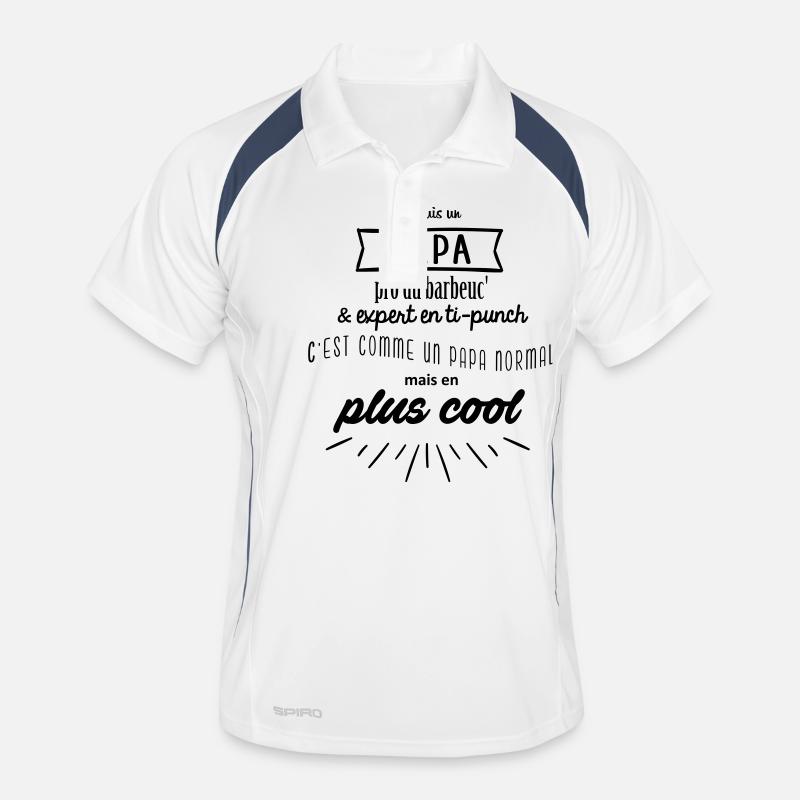 Je suis un papa... Polo respirant Homme
