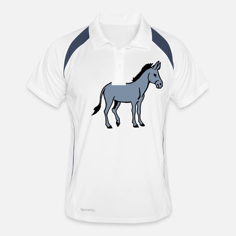 Âne Polo respirant Homme
