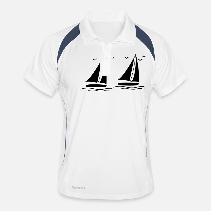 segelboote Männer Polo atmungsaktiv