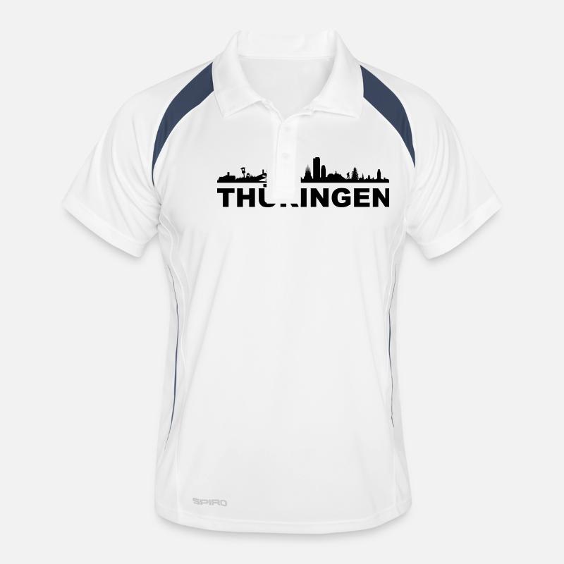 Skyline - Thüringen Männer Polo atmungsaktiv