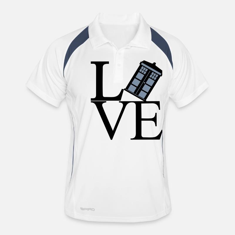 L'amour noir Polo respirant Homme