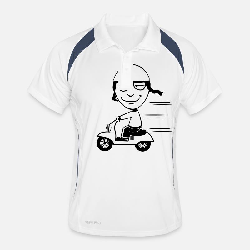 stupid funny Scooter Men's Polo breathable