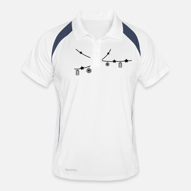 Sternenkette Männer Polo atmungsaktiv
