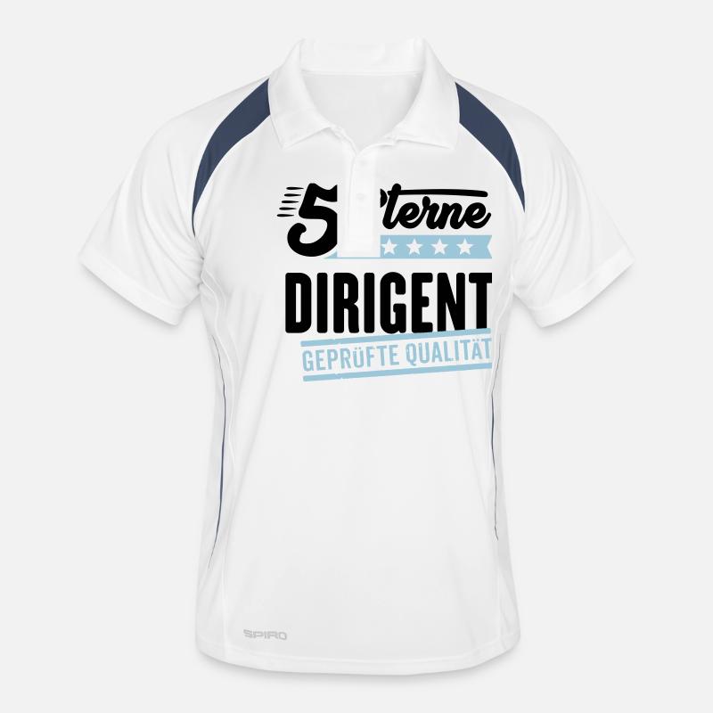 5Sterne Dirigent Männer Polo atmungsaktiv