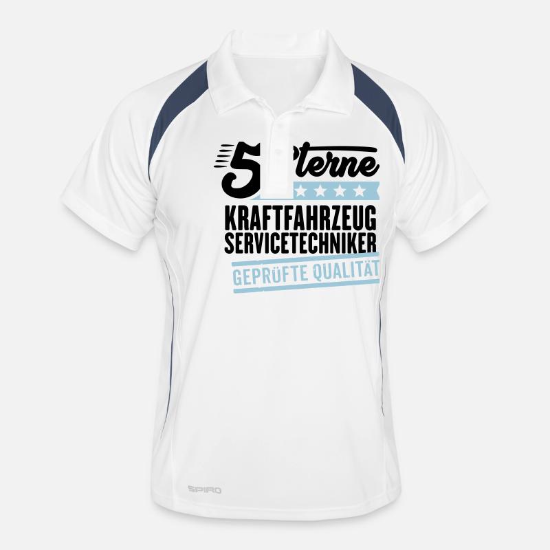 5Sterne Kfz-Servicetechniker Männer Polo atmungsaktiv