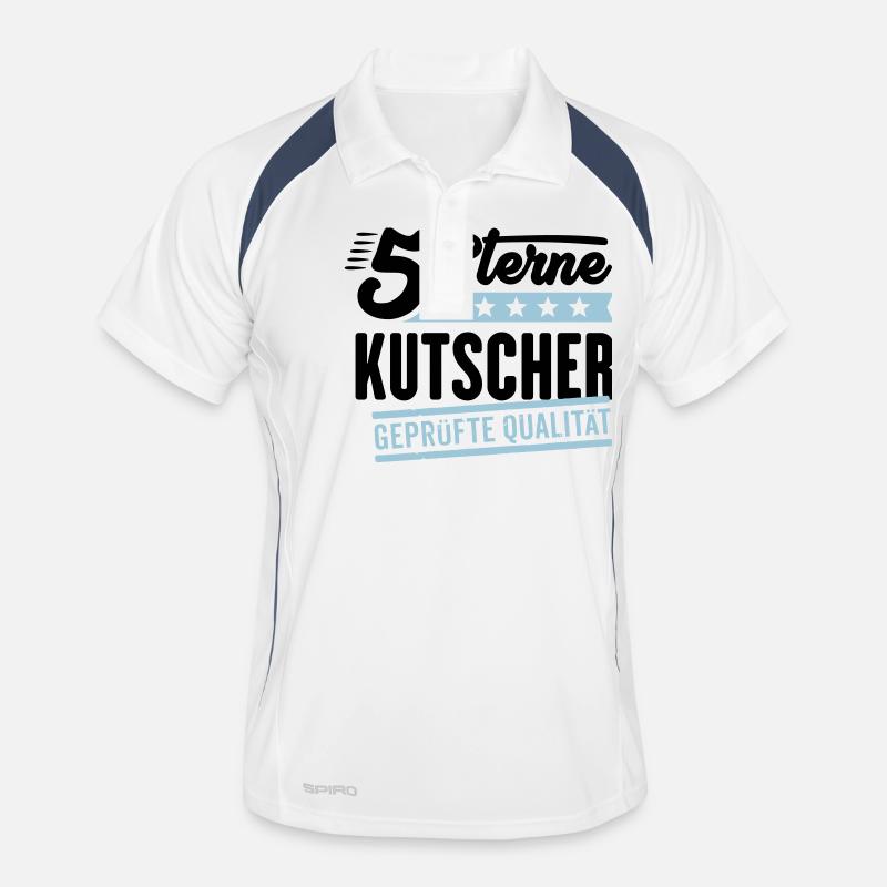 5Sterne Kutscher Männer Polo atmungsaktiv