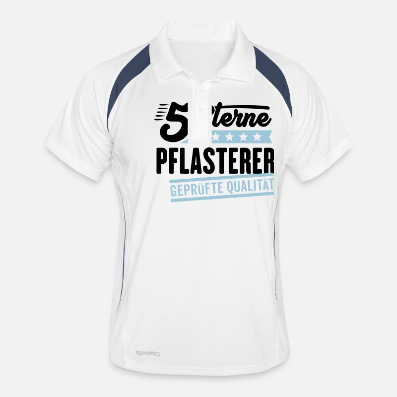 5Sterne Pflasterer Männer Polo atmungsaktiv