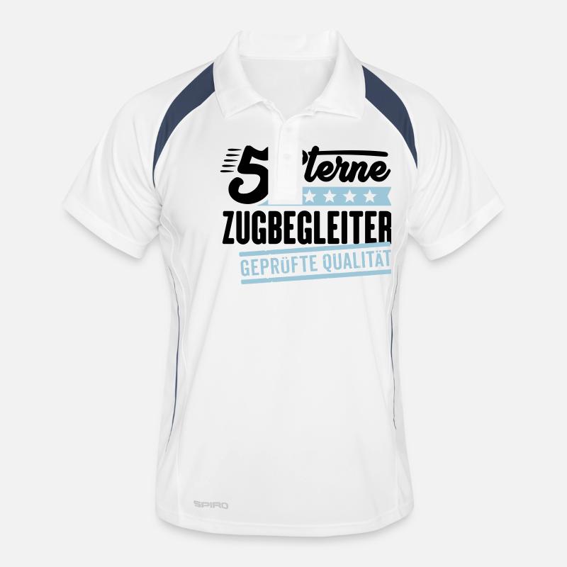 5Sterne Zugbegleiter Männer Polo atmungsaktiv