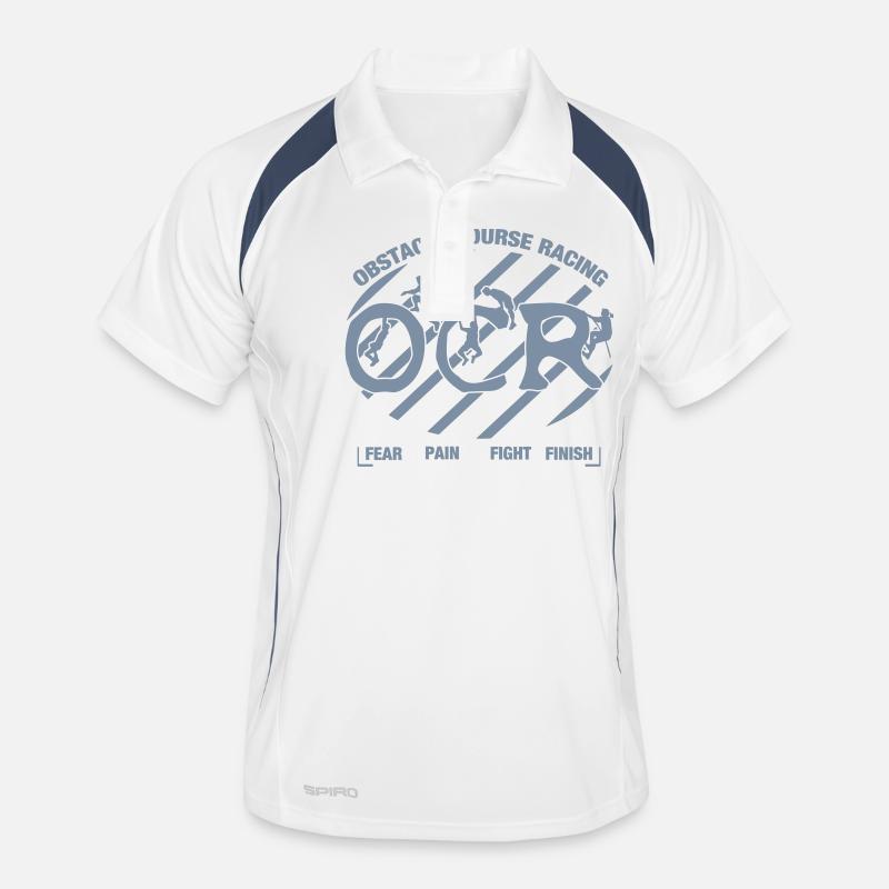 OCR Obstacle Course Racing Männer Polo atmungsaktiv