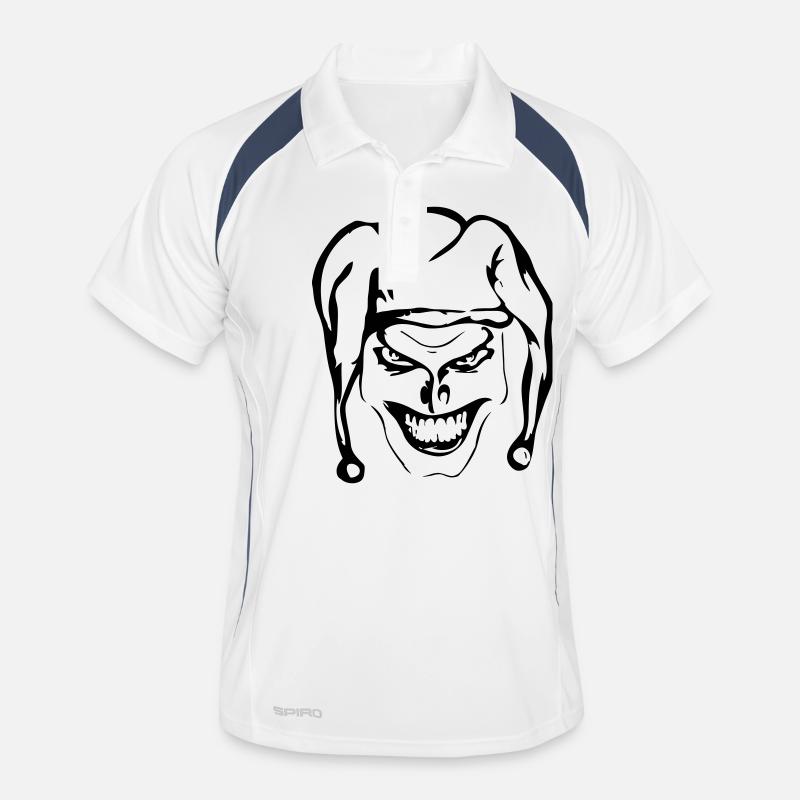Evil joker Men's Polo breathable