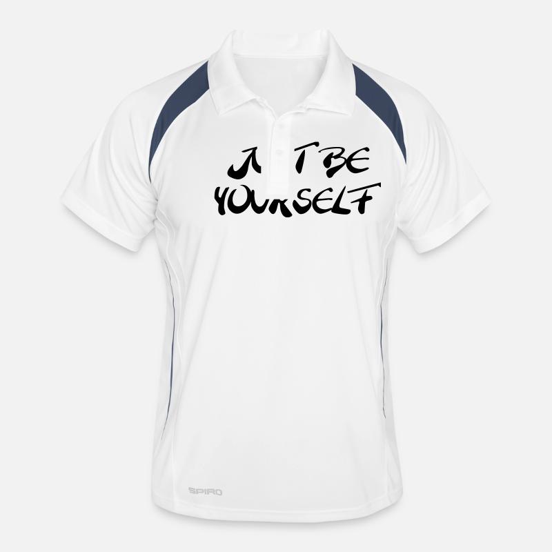 Just be yourself Männer Polo atmungsaktiv