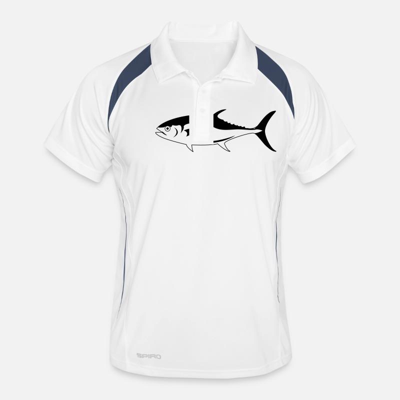 Tunfisch Männer Polo atmungsaktiv