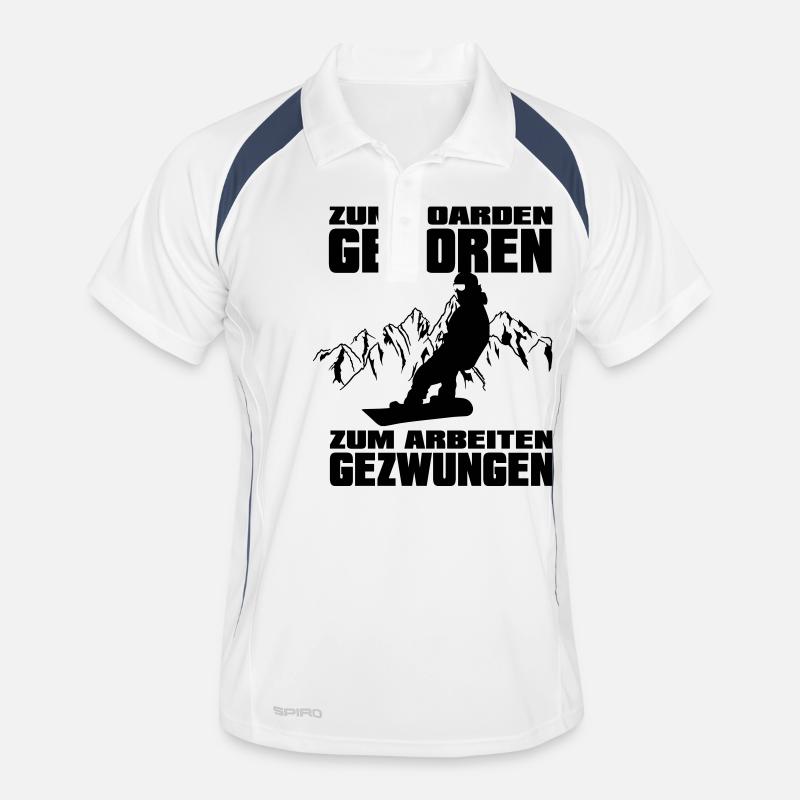 snowboard Männer Polo atmungsaktiv