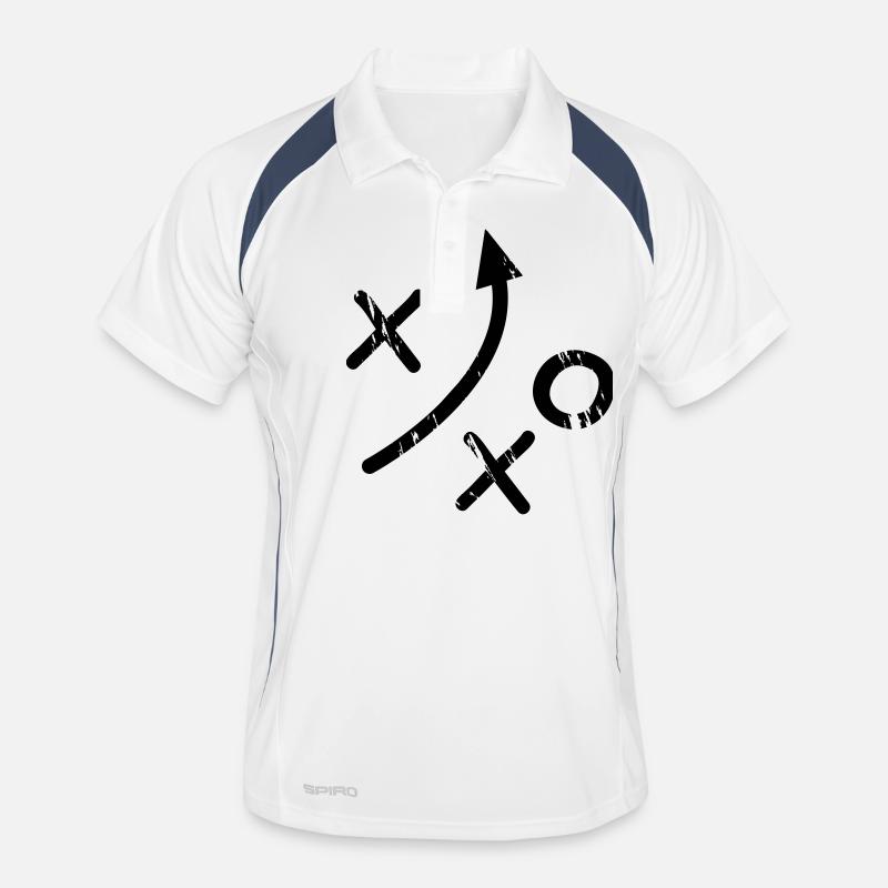 Sport Analyse Männer Polo atmungsaktiv