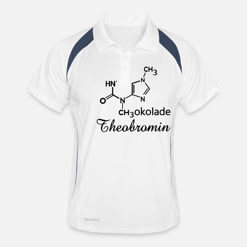 composé organique théobromine du chocolat Polo respirant Homme