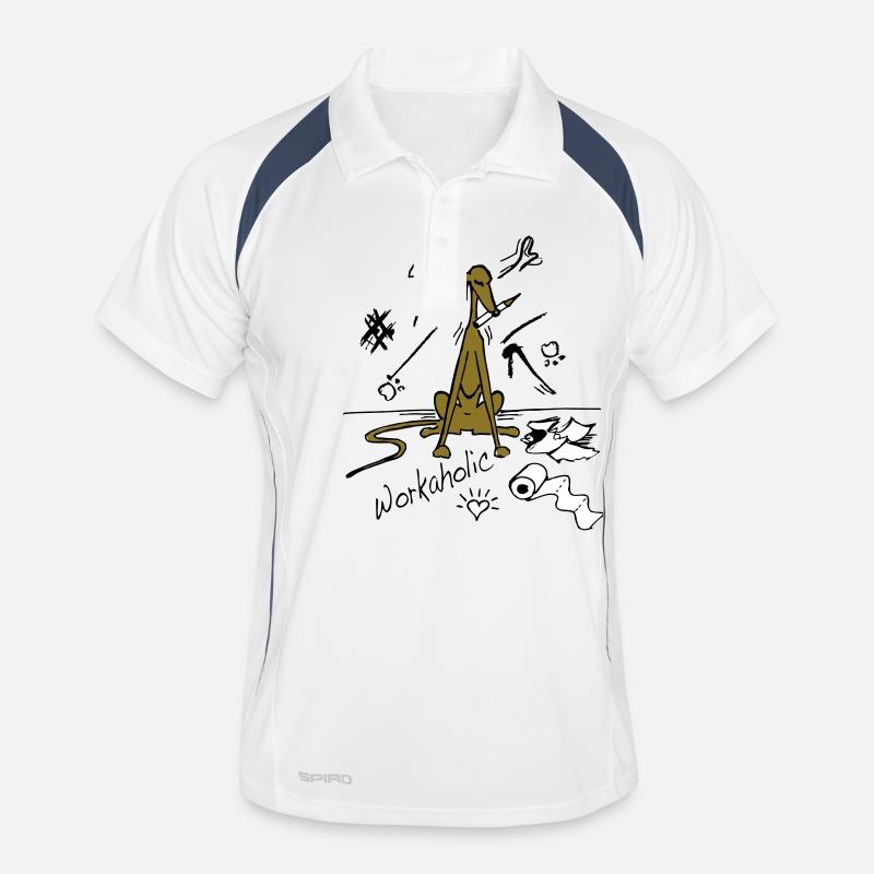 workaholic Men's Polo breathable