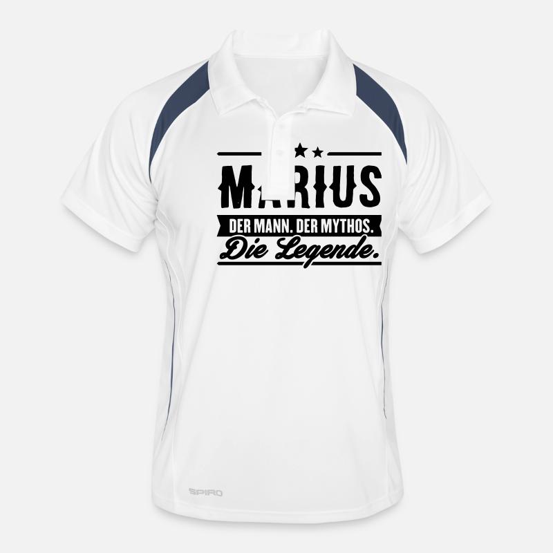 Mann Mythos Legende Marius Männer Polo atmungsaktiv