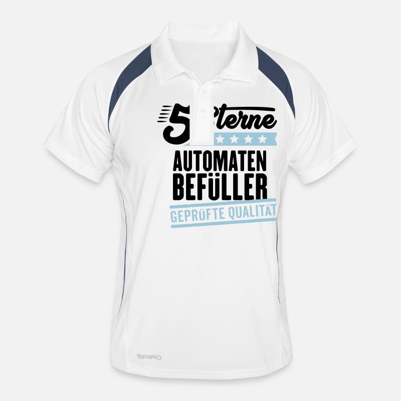 5Sterne Automatenbefüller Männer Polo atmungsaktiv