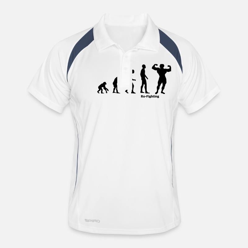 Evolution culturisme culturistes cadeau Polo respirant Homme