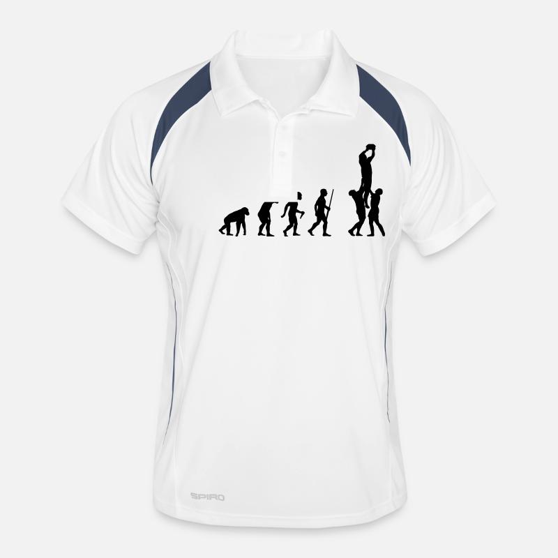 Evolution Rugby Männer Polo atmungsaktiv