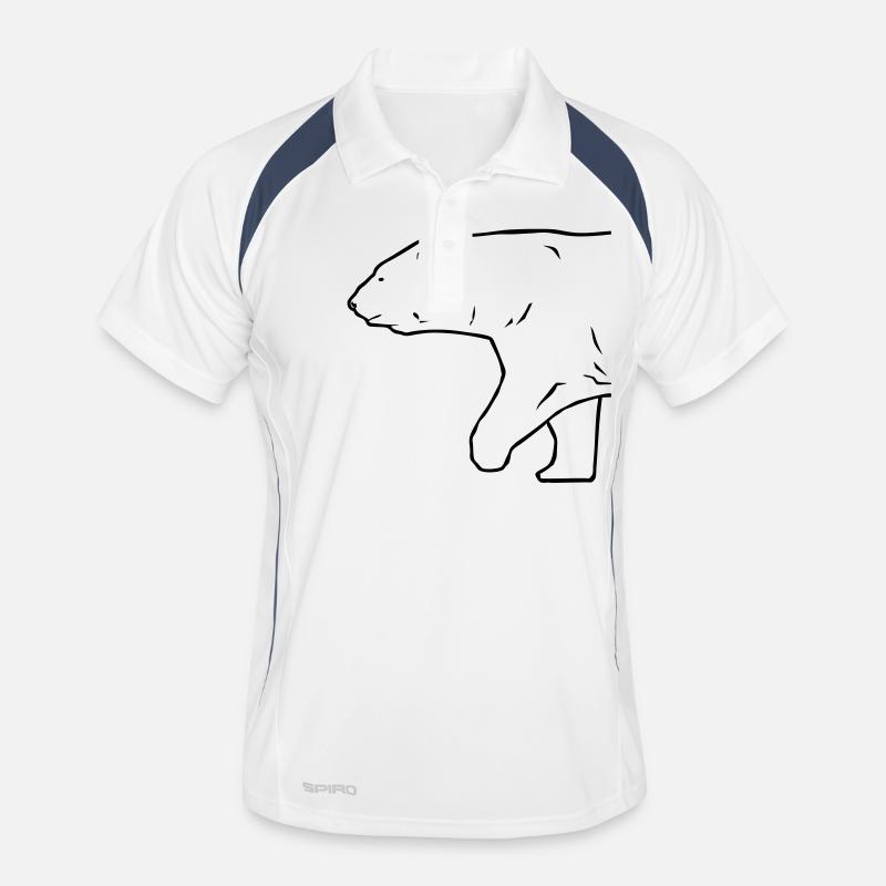 Polar Bear - Eisbär Männer Polo atmungsaktiv