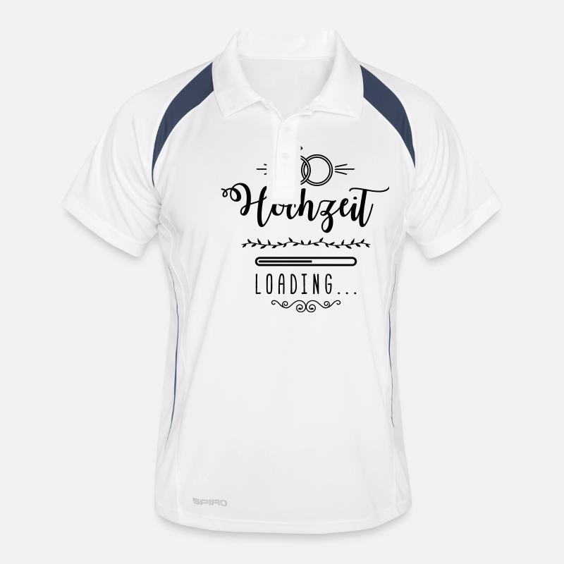 hochzeit loading ring wedding Männer Polo atmungsaktiv