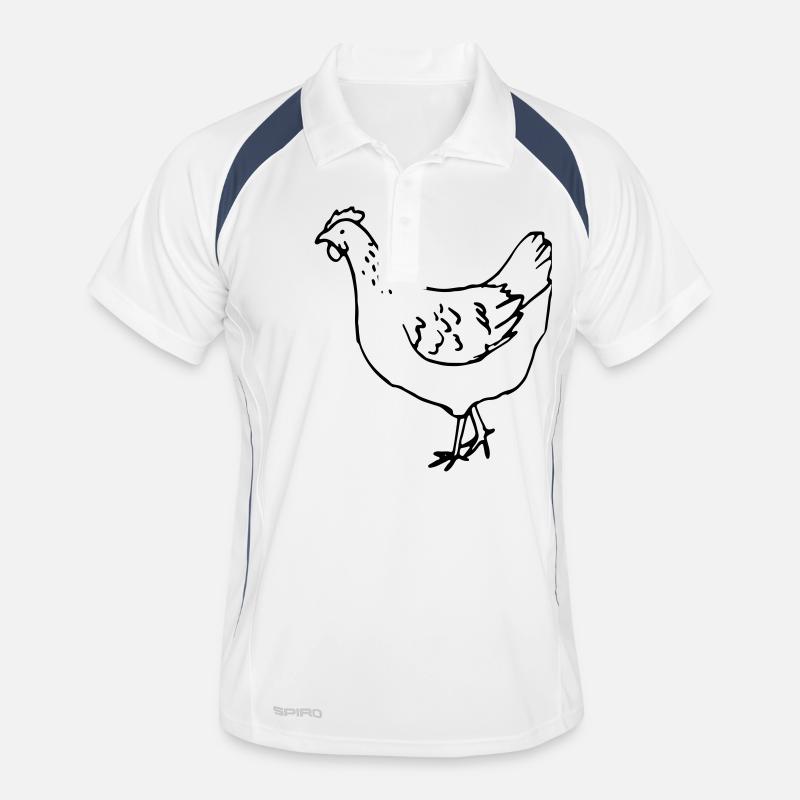 Chicken - hen Men's Polo breathable