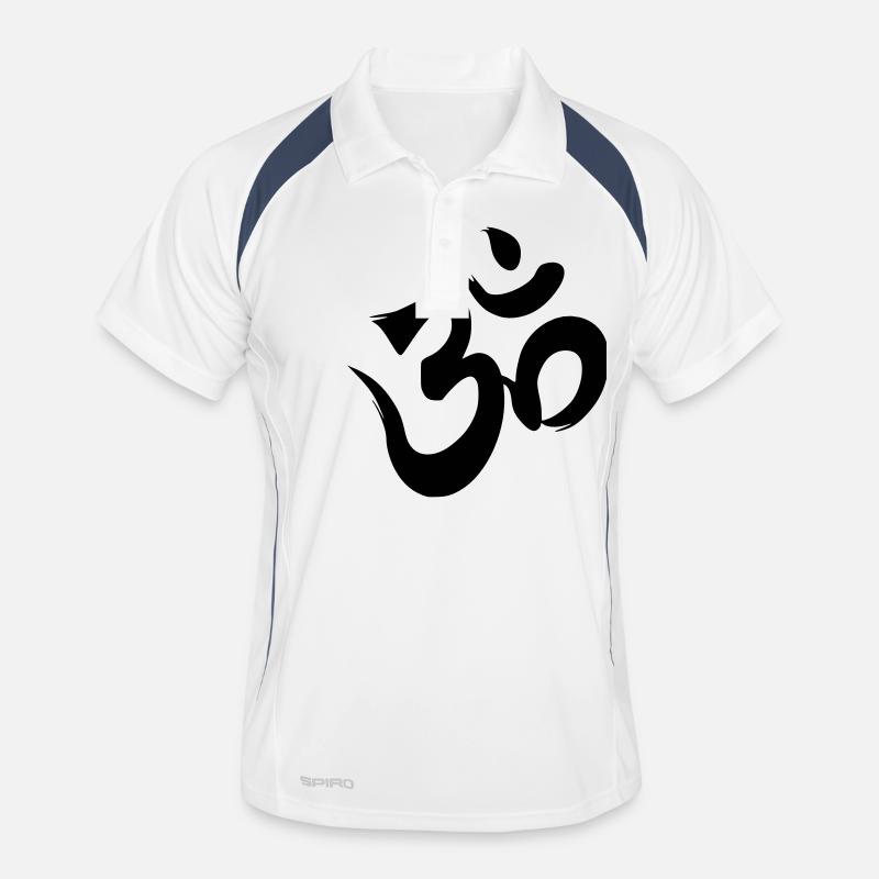 Om Aum Symbol Polo respirant Homme