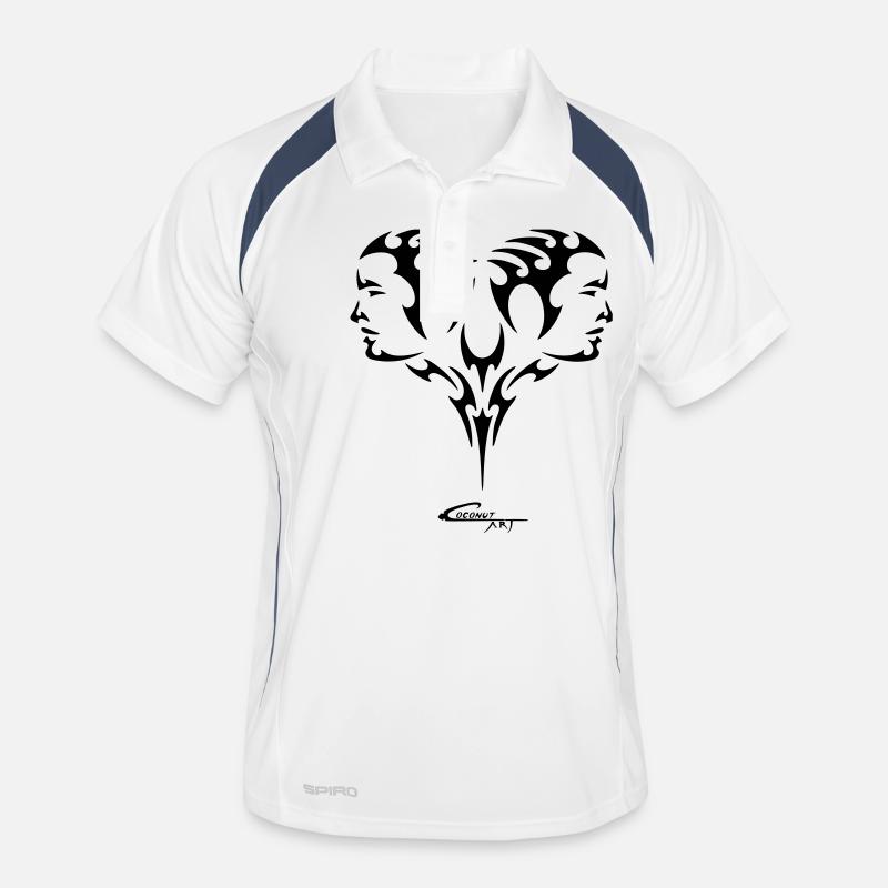 Sternzeichen Zwilling Männer Polo atmungsaktiv