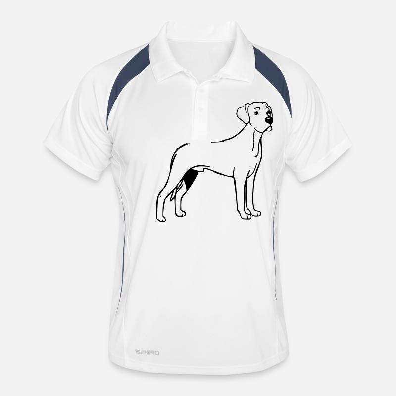 Chien Rhodesian Ridgeback Polo respirant Homme