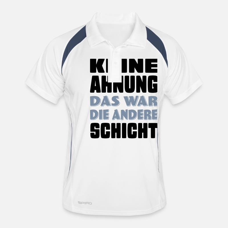 lustige Sprüche Männer Polo atmungsaktiv