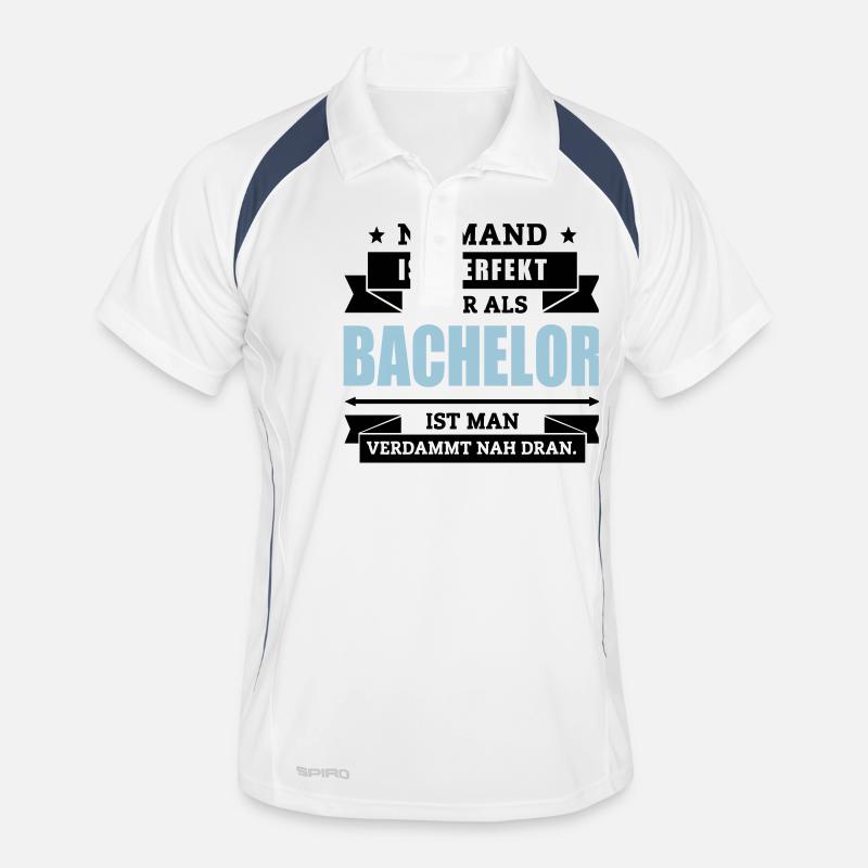 Funshirt Bachelor Männer Polo atmungsaktiv