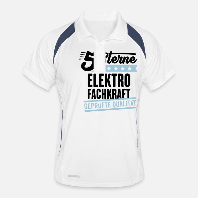 5Sterne Elektrofachkraft Männer Polo atmungsaktiv