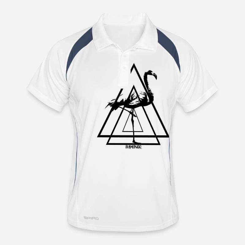 Flamingo. Men's Polo breathable