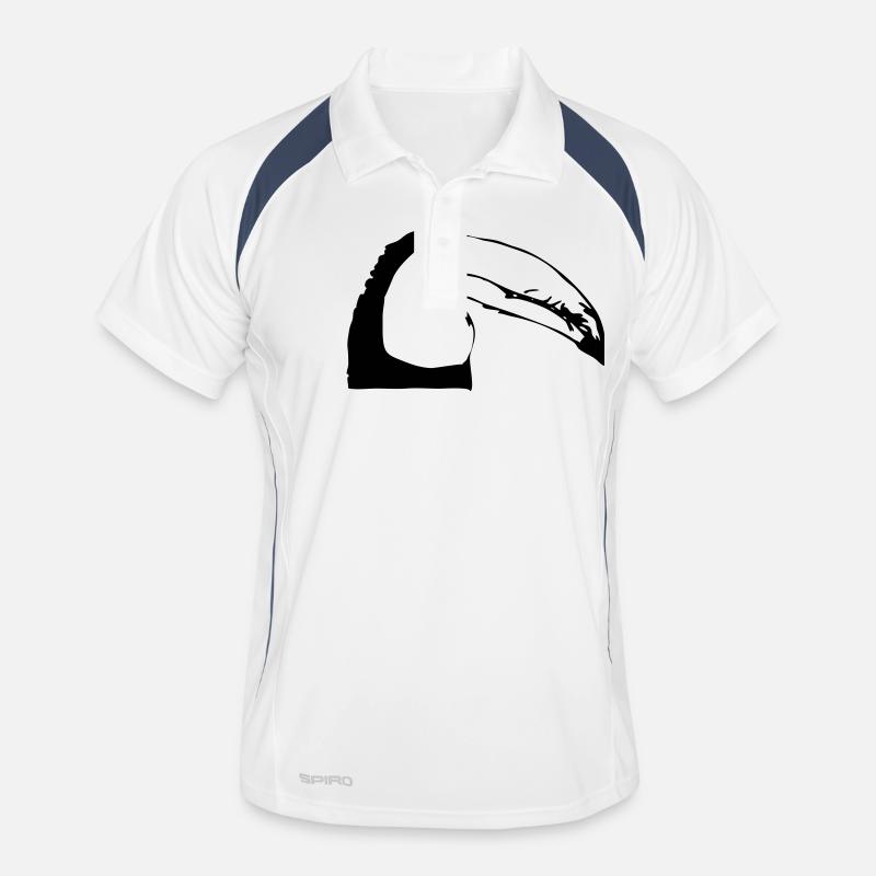 Toucan de profil Polo respirant Homme