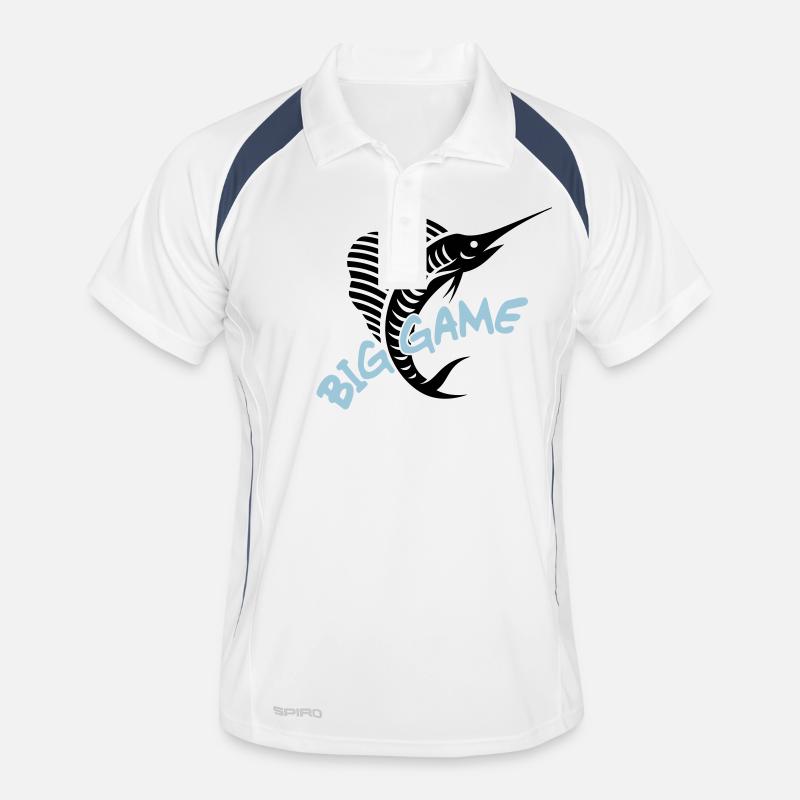 Hochseefischen / Big Game / Sailfish Männer Polo atmungsaktiv